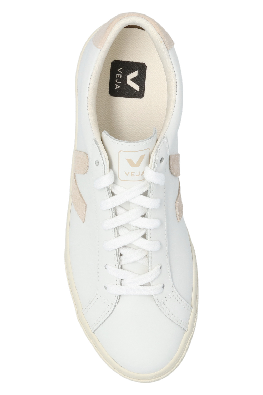 VEJA★ESPLAR★WHITE SABLE Veja | Esplar Leather Trainers - Extra-White Sable | The
